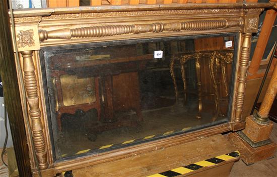 Large William IV gilt overmantel